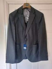Hackett London Wool Windowpane Jacket Olive 40 Regular BNWT RRP £495