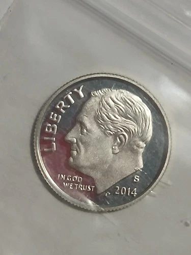 2014 S Silver Proof Roosevelt Dime - 90% Silver