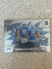 2025 Panini Donruss Optic Best Tuddys #16 Justin Herbert Ladd McConkey Chargers