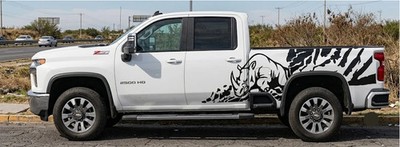Chevrolet Silverado 2500HD Rhino Splash Side Decals Graphics  (2)