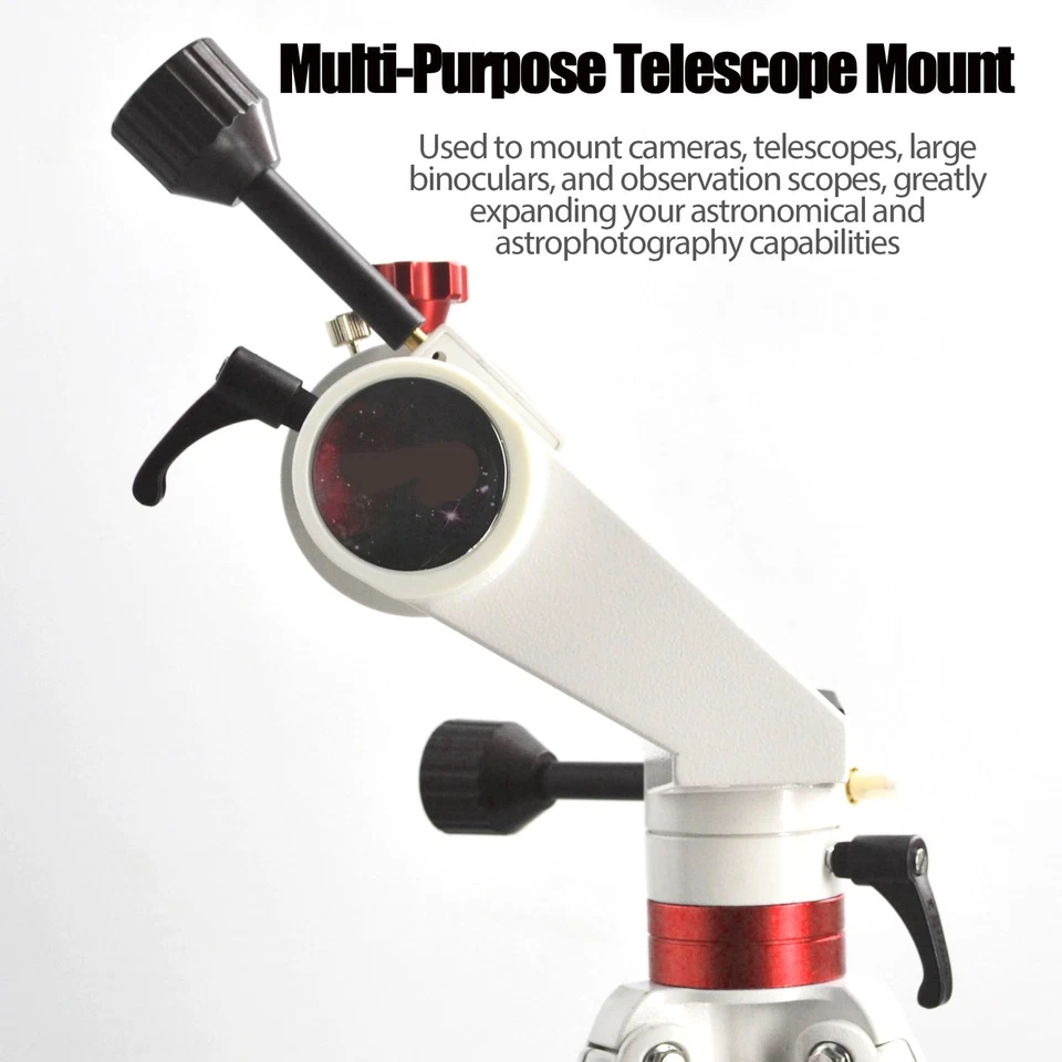 Altazimuth Telescope Mount, Alt-az Reflector Telescope Equatorial Mount, 3/8”... - Image 4 of 4