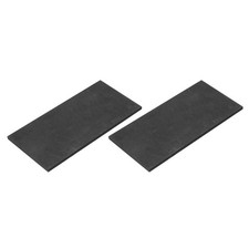 Graphite Block Ingot Rectangle Graphite Plate Board 100x50x3mm, 2 Pcs