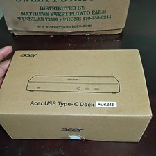 Acer USB Type C Laptop Dock Station M501 ADK243 New Open Box