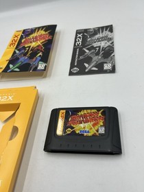 Shadow Squadron Sega Genesis 32x Complete w/ Box, Manual✅
