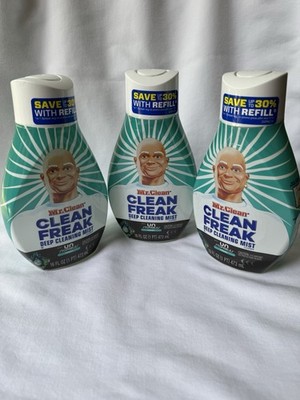 Mr Clean Clean Freak Deep Cleaning Mist Unstopables Fresh Scent Lot Of 3