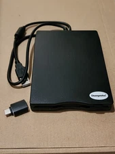 Chuanganzhuo 3.5" 1.44MB External USB Floppy Disk Drive Portable USB-C