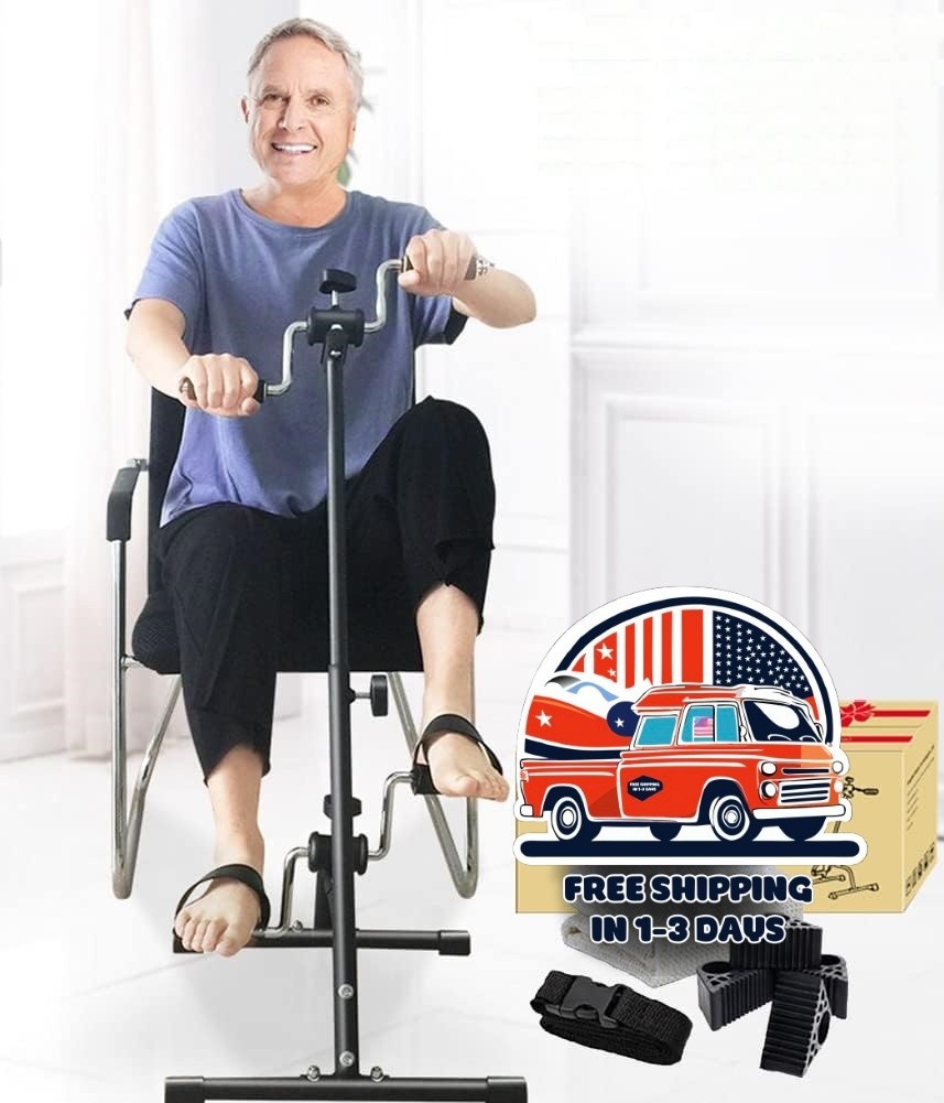 Bicicleta de ejercicios de pedales para el hogar de ancianos para todo el cuerpo