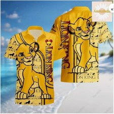Lion King 3D HAWAII SHIRT HALLOWEEN GIFT BEST PRICE OVER PRINT CHRISTMAS GIFT
