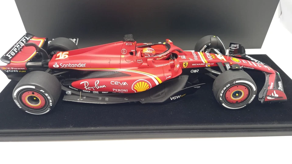 LS18F1060 Looksmart Ferrari SF-24 Charles Leclerc Australian GP 2024 1/18 - Immagine 3 di 4