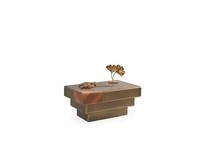 Exklusiver Holz Couchtisch Schubladentisch Wohnzimmer Beistelltisch