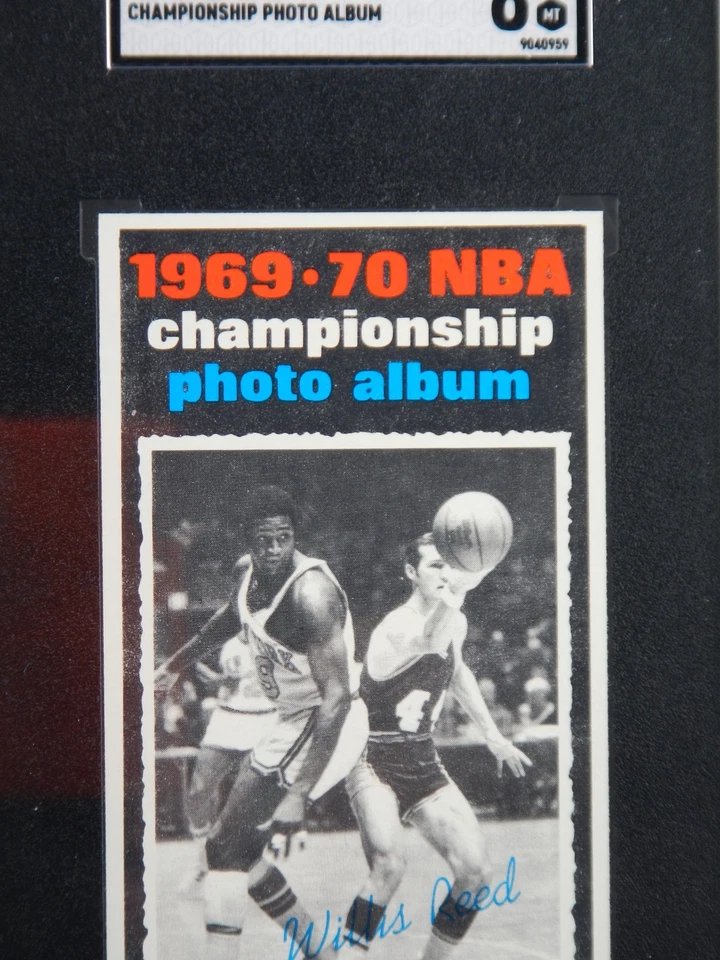 1970-71 TOPPS #168 WILLIS REED CHAMPIONSHIP PHOTO ALBUM SGC 8 LOW POPULATION (9) - Image 4 of 4