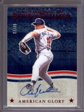CHUCK KNOBLAUCH 2025 Panini Boys of Summer American Glory Red Autograph Auto /49