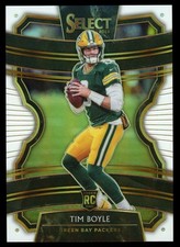 2019 Panini Select White Prizm #2 Tim Boyle /35 Rookie Card RC