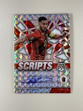 2021-22 Panini Mosaic World Cup EDEN HAZARD Scripts Auto Prizm #S-EH