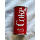 Vintage Coca-Cola 12oz Steel Pull Tab Soda Can Eugene Oregon Red White Ribbon