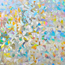 Window Film, Decorative 3D Window Privacy Film and Stained Glass Window Stickers