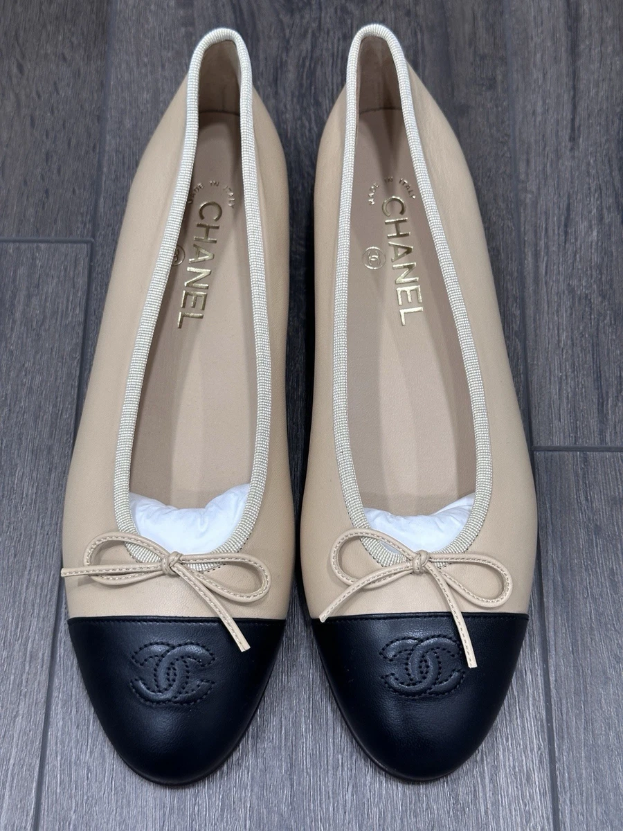 CHANEL Logo Black Flats for Women for sale | eBay