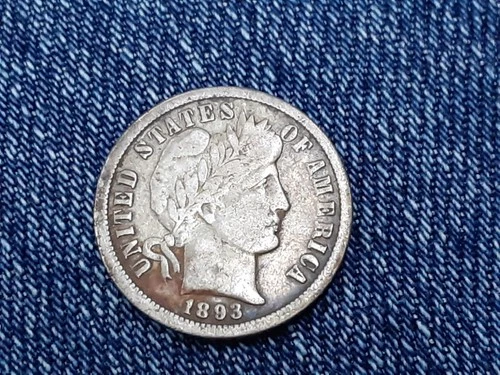 One 1893 O Barber Dime 10C One Coin
