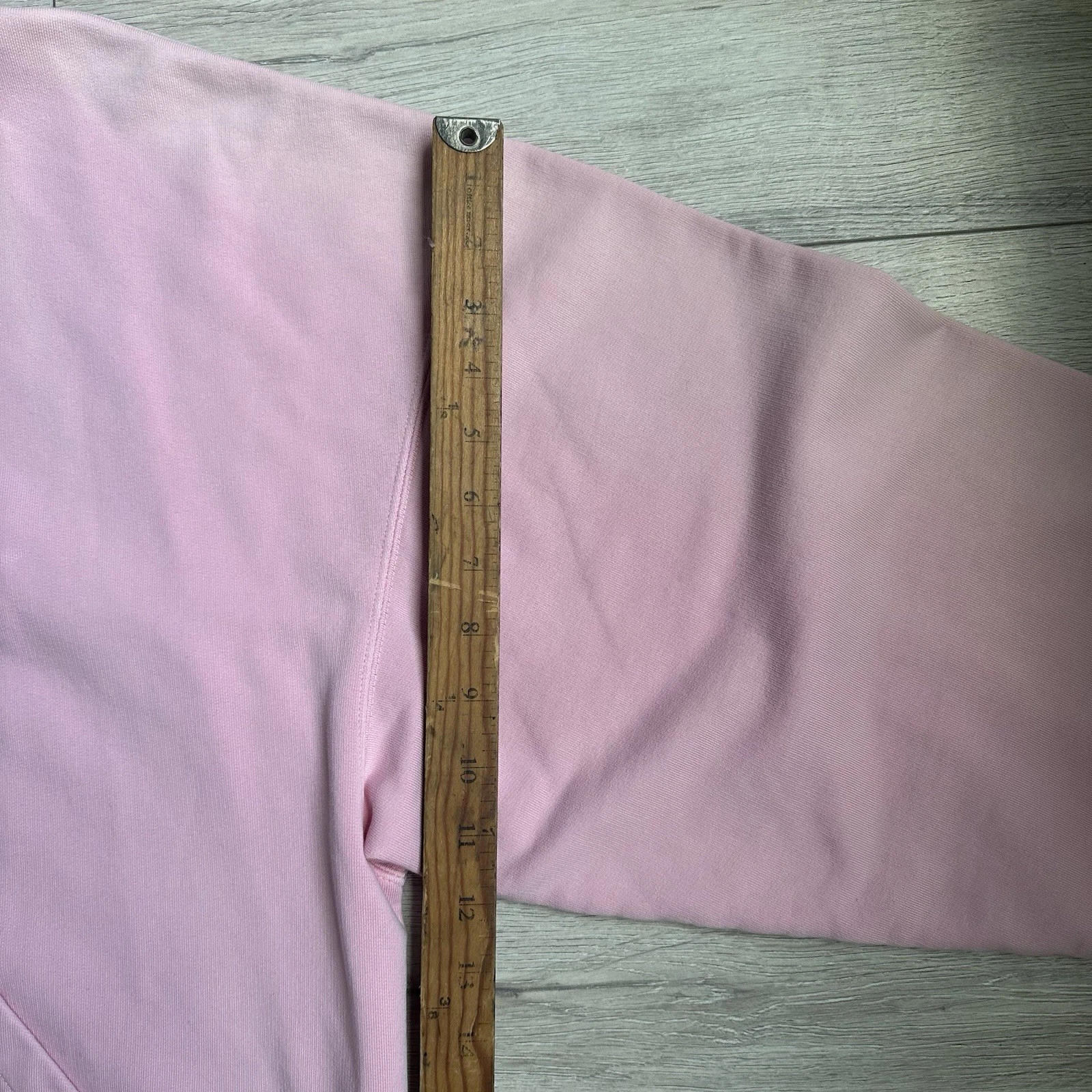 BALENCIAGA Felpa con Cappuccio Rosa Strass Unisex Media Autentica (Adatta XL) Oversize