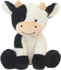 9 Inches Cow Stuffed Animal Soft Plush Cute Cow Doll for Boys Girls