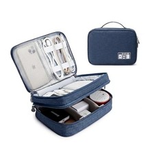 Electronic Organizer Travel Cable Organizer Bag for Hard 9 inch Dark Blue 1