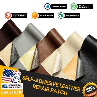 Durable Self-Adhesive Leather Repair Patches for Sofa Car Seat Tears Strong Bond