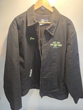 Dickies Quilted Lined Work Jacket Black East Side Custom Choppers XL Coat NY euc