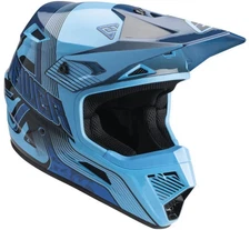 Answer Racing Youth AR1 Vendetta Motorcycle Helmet Blue MX ATV BMX Kids Large