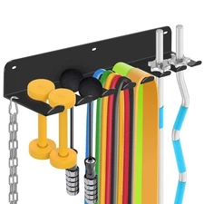 Gym Equipment Storage Rack - Multi-Purpose Home Gym Organization Storage Wall...