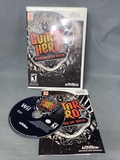 Guitar Hero: Warriors of Rock (Nintendo Wii, 2010) CIB Complete W/ Manual