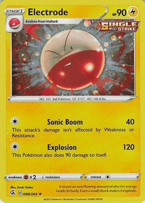 Electrode - (Cosmos Holo) Rare Miscellaneous Cards & Products 088/264 LP Holo