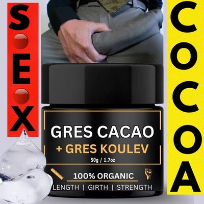 1.7oz Haitian GRES CACAO with ORGANIC 100% Natural Extract Oil, Longer & thicker