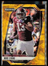 Mike Evans 2025 Panini Prizm Draft Picks Prizms Gold Ice #196 Texas A&M Aggies