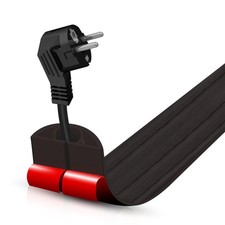 Floor Cord Cover 3.3FT Self Adhesive Cable Hider Protector