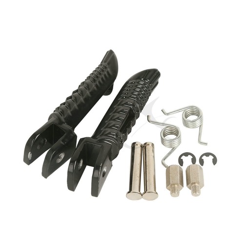 Front Foot Pegs Rest Fit For Suzuki GSXR 600 750 GSX-R 600 01-25 GSXR 1000 01-25 - Picture 5 of 6