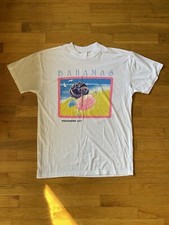Vintage Bahamas T-Shirt White Size M