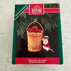 New Listing1992 Hallmark Keepsake Uncle Art Ice Cream Christmas Ornament Artists' Favorites