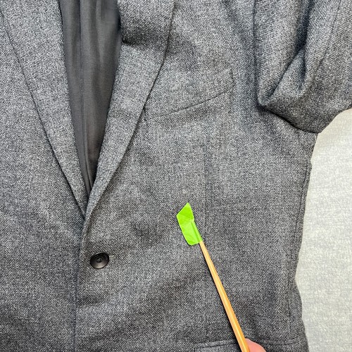Rag & Bone Blazer Men 40 Gray Suit Jacket Classic Notched Wool Two Button Career - Picture 3 of 15