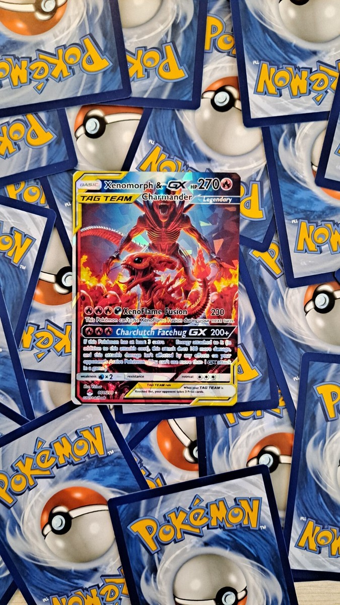 Charmander And Xenomorph Pokemon Card - Tag Team | eBay