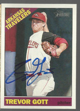 WASHINGTON NATIONALS TREVOR GOTT SIGNED 2015 TOPPS HERITAGE MINORS ROOKIE CARD