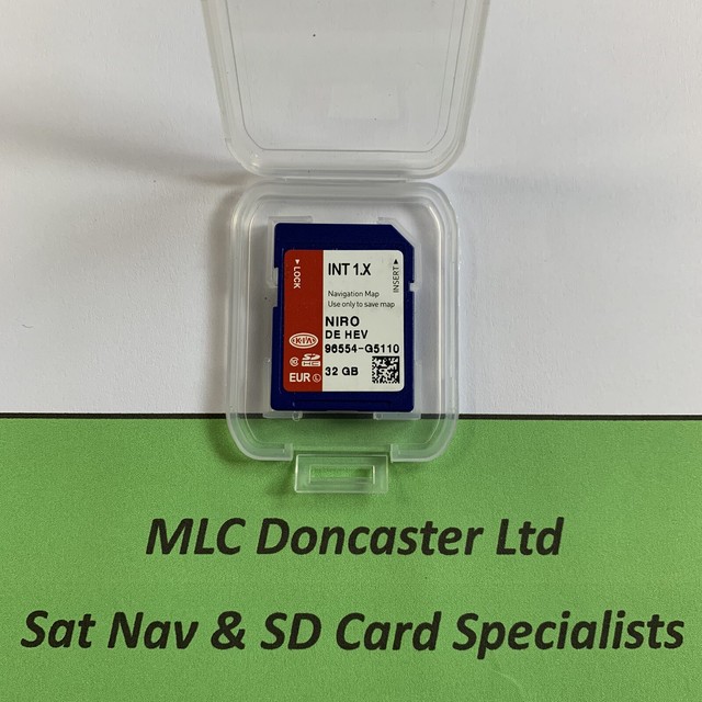 Kia Niro Hybrid PHEV 2017 on Satellite Navigation SAT NAV SD Card 96554