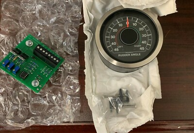 New Telcor 3.8 boat rudder angle sct0342 analog indicator dial gauge ...