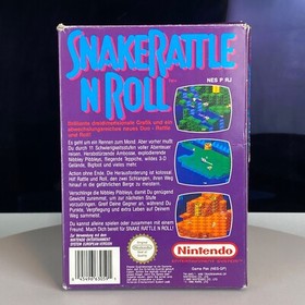 SNAKE RATTLE &lsquo;n ROLL  (Nintendo NES Spiel) mit Verpackung