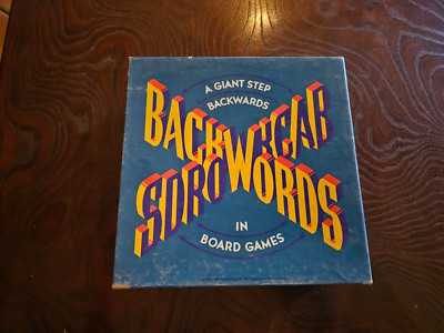 Vintage1988 Backwords Board Game - A Giant Step Backwards in Board ...
