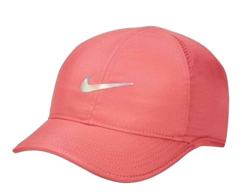 VTG Nike Hat Cap Strap Back 7 Panel Pink Running Featherlight Embroidered Womens VTG Nike Hat Cap Strap Back 7 Panel Pink Running  main image 4