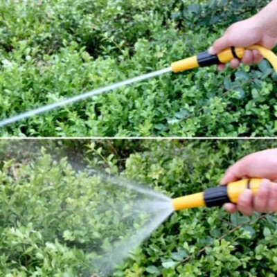2PCs New Hozelock Hose Watering Spray Nozzle Gardening Adjustable Male Connector