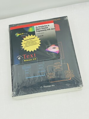 Java 2nd Edition By C. Thomas Wu  (w/ Bonus CD) NEW & SEALED