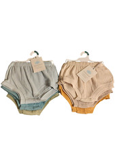 2x Cloud Island 3-Pack Bloomers Soft Comfy Bottoms Size 0-3 mons = 6 Diff Colors