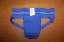 Gym Men blue athletic supporter jock straps jockstrap underwear size large