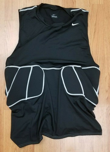 Tanque de compresión de baloncesto NIKE con almohadillas blanco y negro 2XL 3XL - Imagen 5 de 8